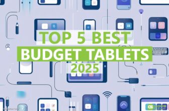 Side-by-side comparison of top 5 budget tablets 2025 on Amazon